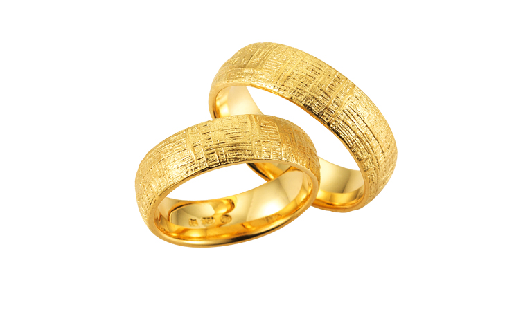 05317+05318-wedding rings, gold 750